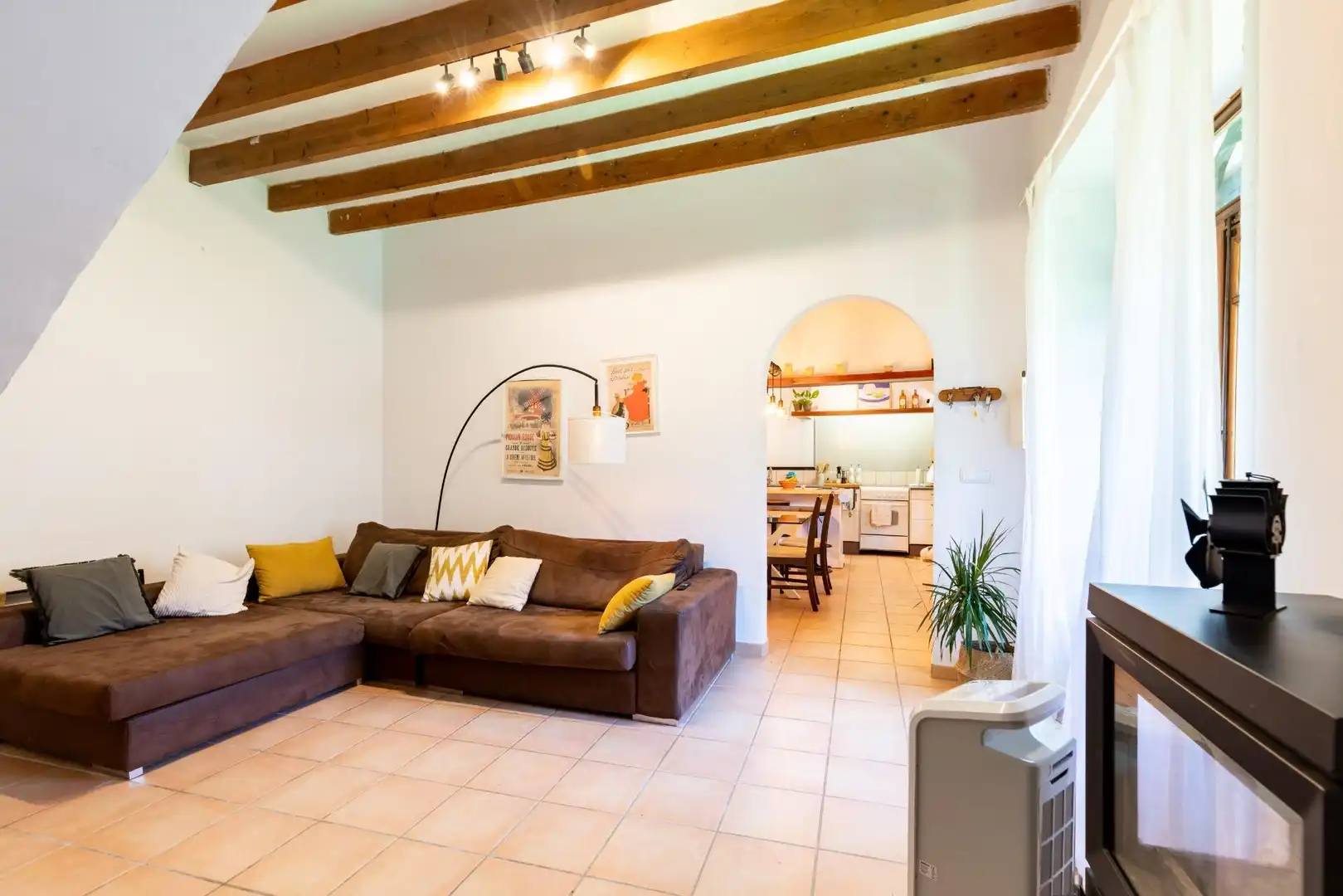 Sala de estar de Casa adosada en venta en Ariany con Aire acondicionado, Jardín privado y Terraza
