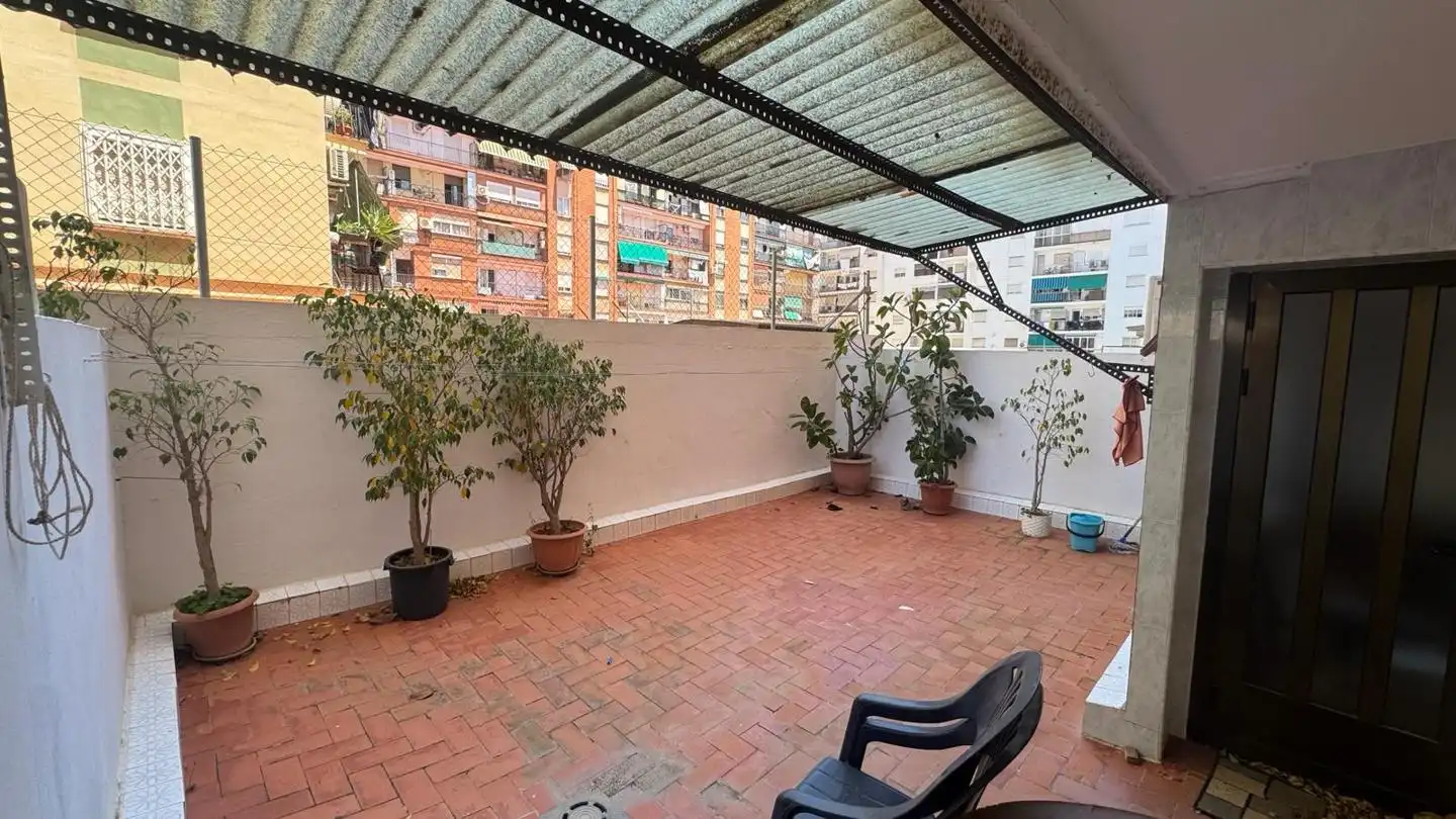 Terraza de Piso de alquiler en Valencia con Aire acondicionado, Terraza y Amueblado