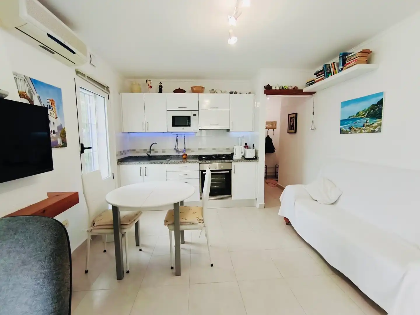 Cocina de Planta baja en venta en Dénia con Aire acondicionado, Calefacción y Jardín privado