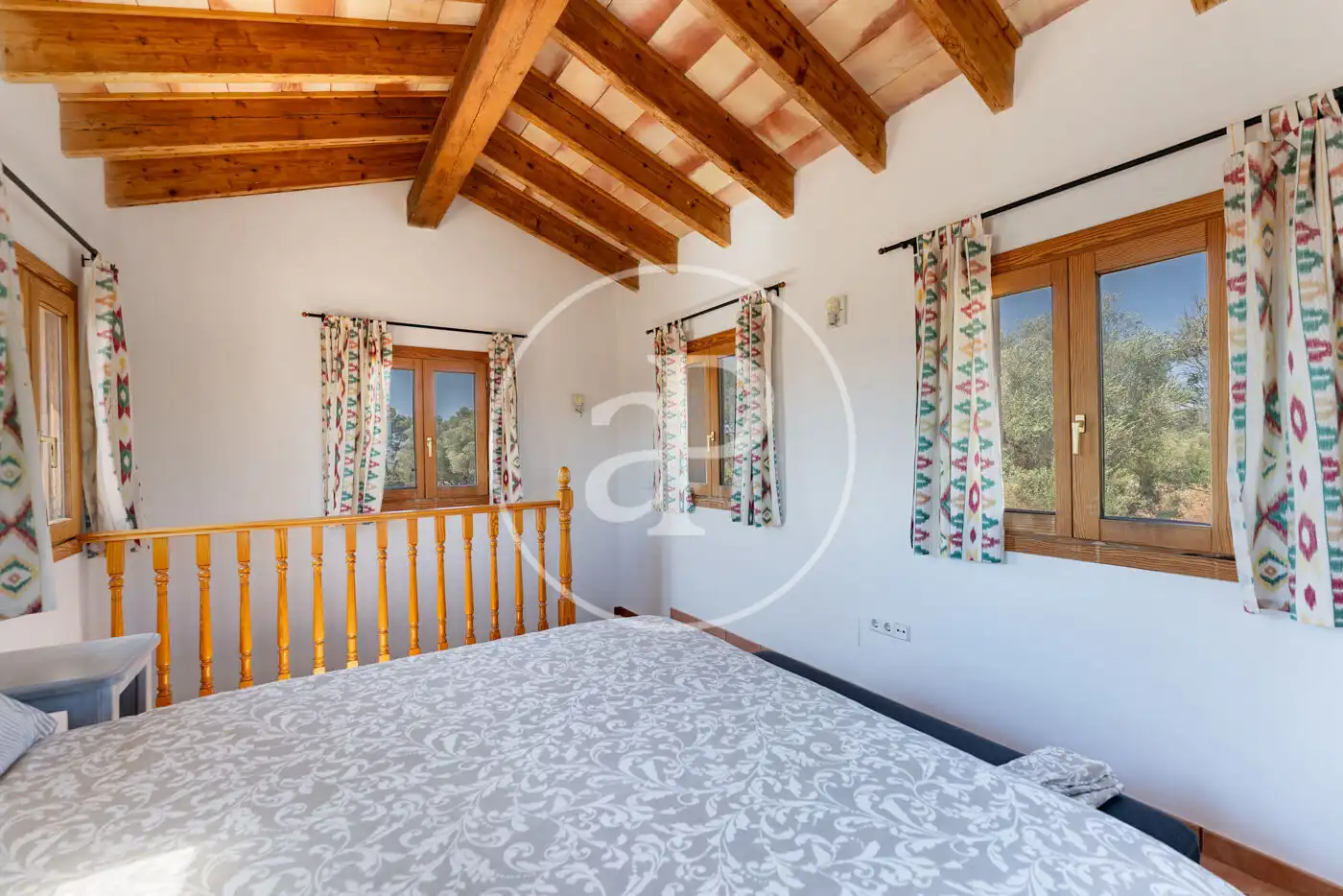 Bedroom of Houses for rent in Sencelles  with Air Conditioner, Heating and Private garden
