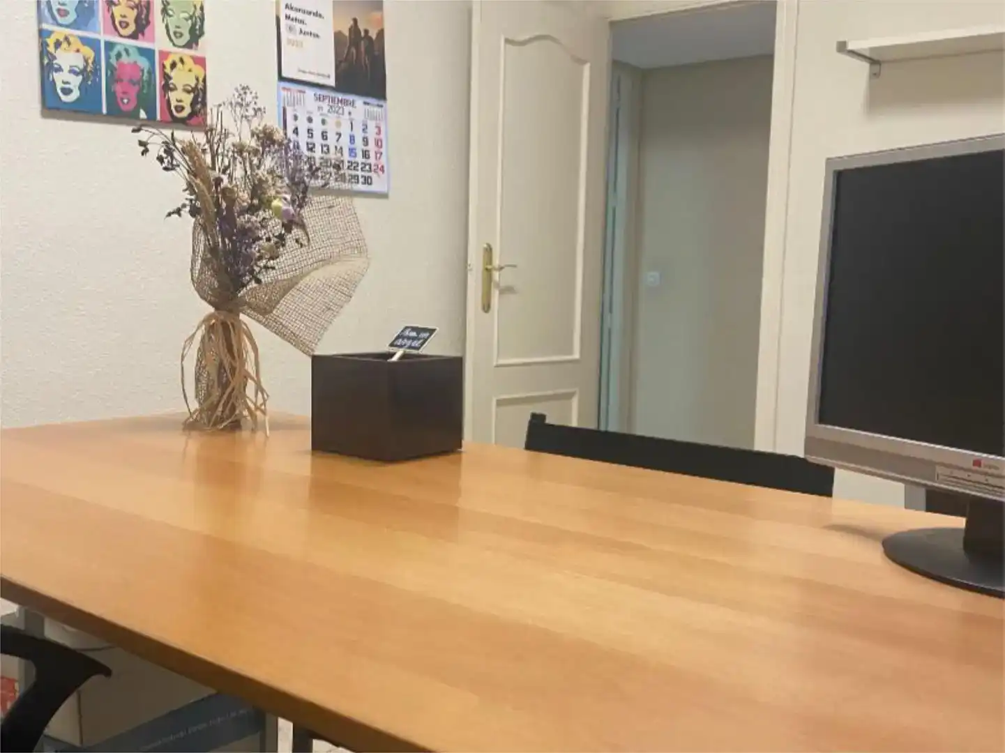 Esszimmer von Büro zur Miete in Sevilla mit Klimaanlage und Balkon
