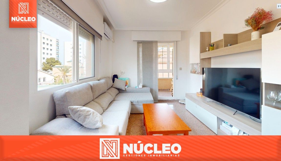 Living room of Flat for sale in El Campello  with Air Conditioner, Heating and Terrace