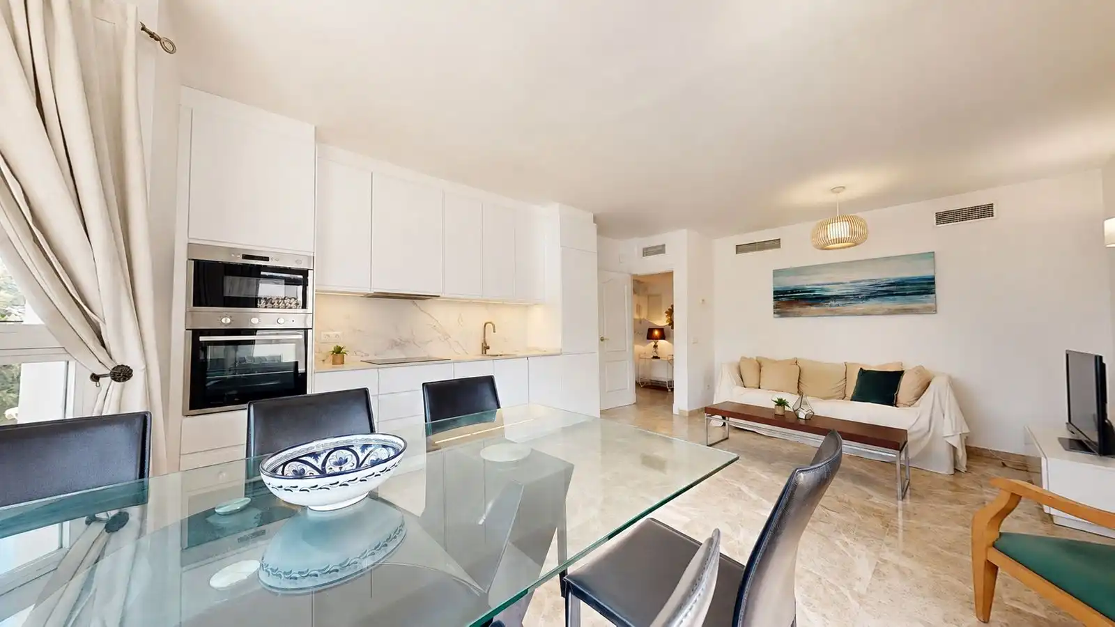 Dining room of Attic for sale in Marbella  with Air Conditioner, Terrace and Furnished