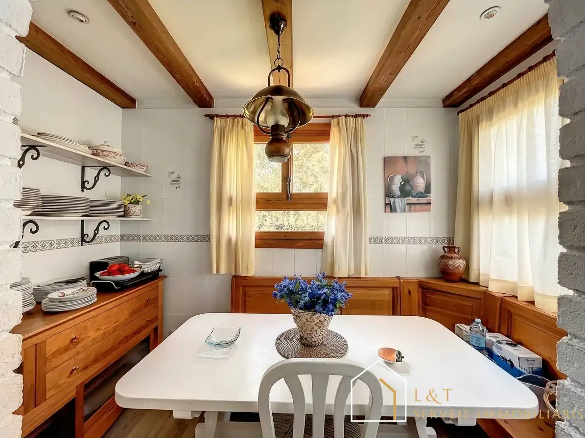 Comedor de Casa o chalet en venta en Vallgorguina con Calefacción, Jardín privado y Parquet