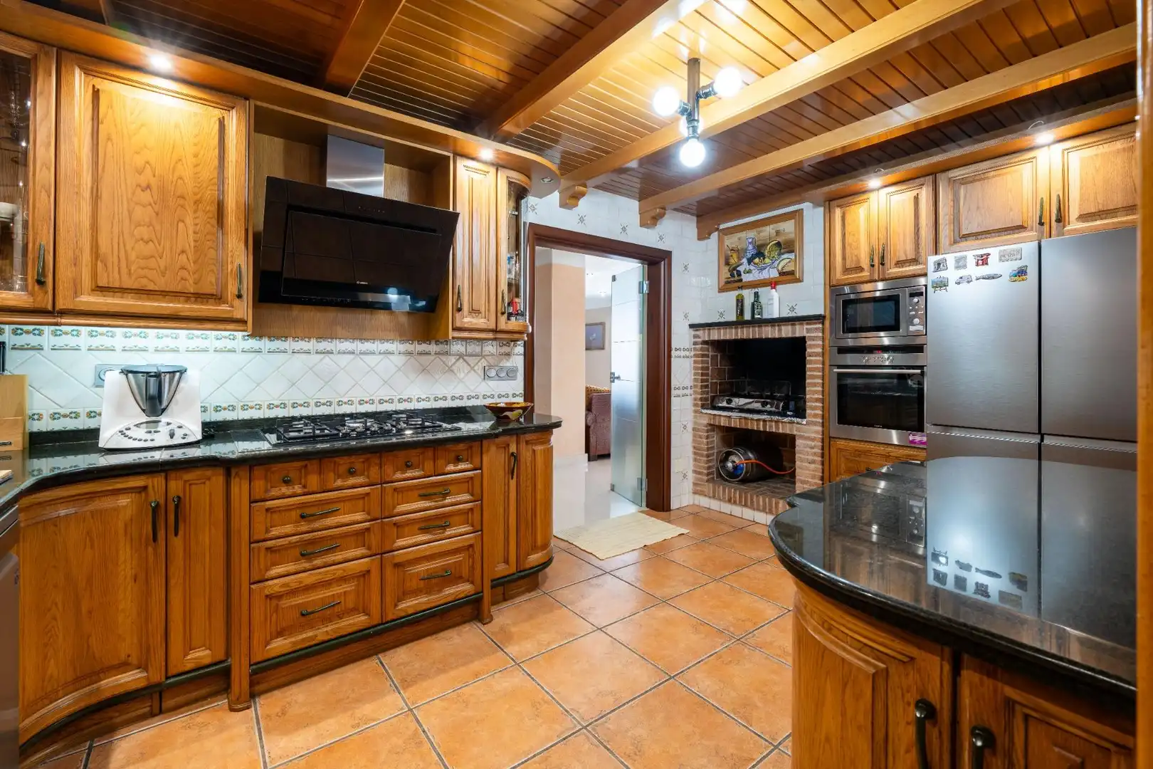 Cocina de Casa o chalet en venta en Roquetas de Mar con Aire acondicionado, Calefacción y Jardín privado