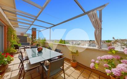 Terrace of Attic for sale in  Madrid Capital  with Air Conditioner, Terrace and Swimming Pool