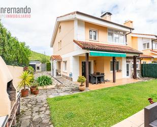 Exterior view of Single-family semi-detached for sale in Piélagos  with Heating, Private garden and Terrace