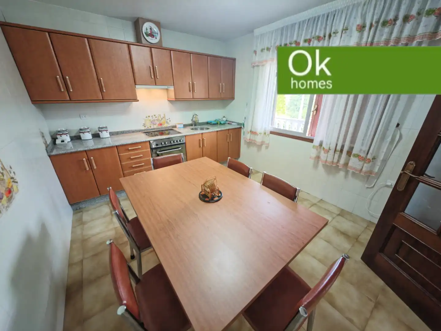 Cocina de Casa o chalet en venta en Mesía con Calefacción, Jardín privado y Parquet