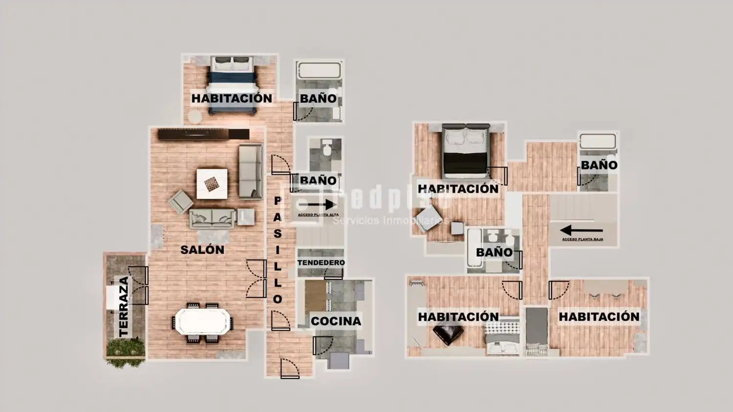Dúplex en venta en Fuenlabrada con Calefacción, Jardín privado y Parquet