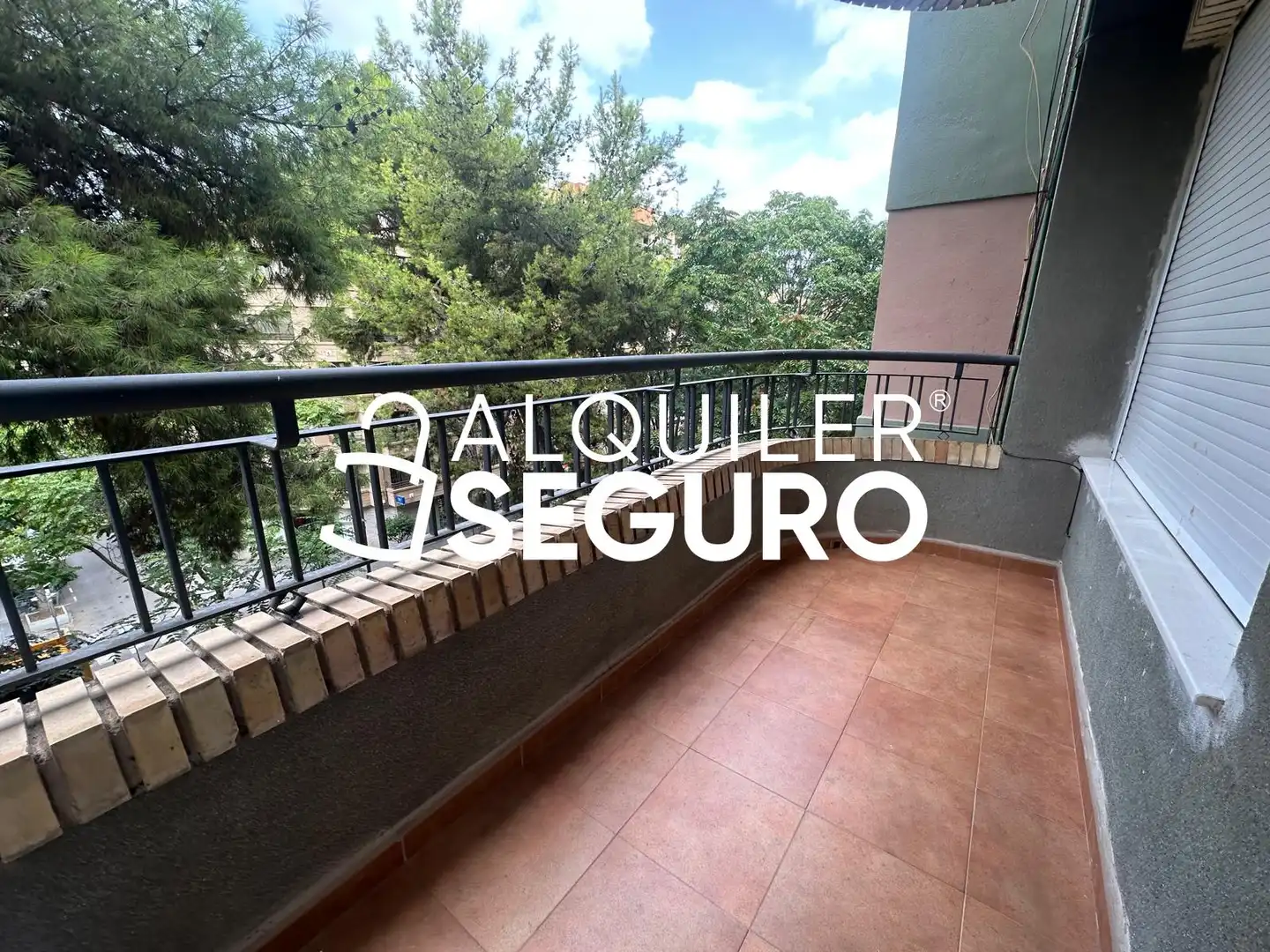 Balcony of Flat for rent in Torrent  with Air Conditioner, Terrace and Furnished