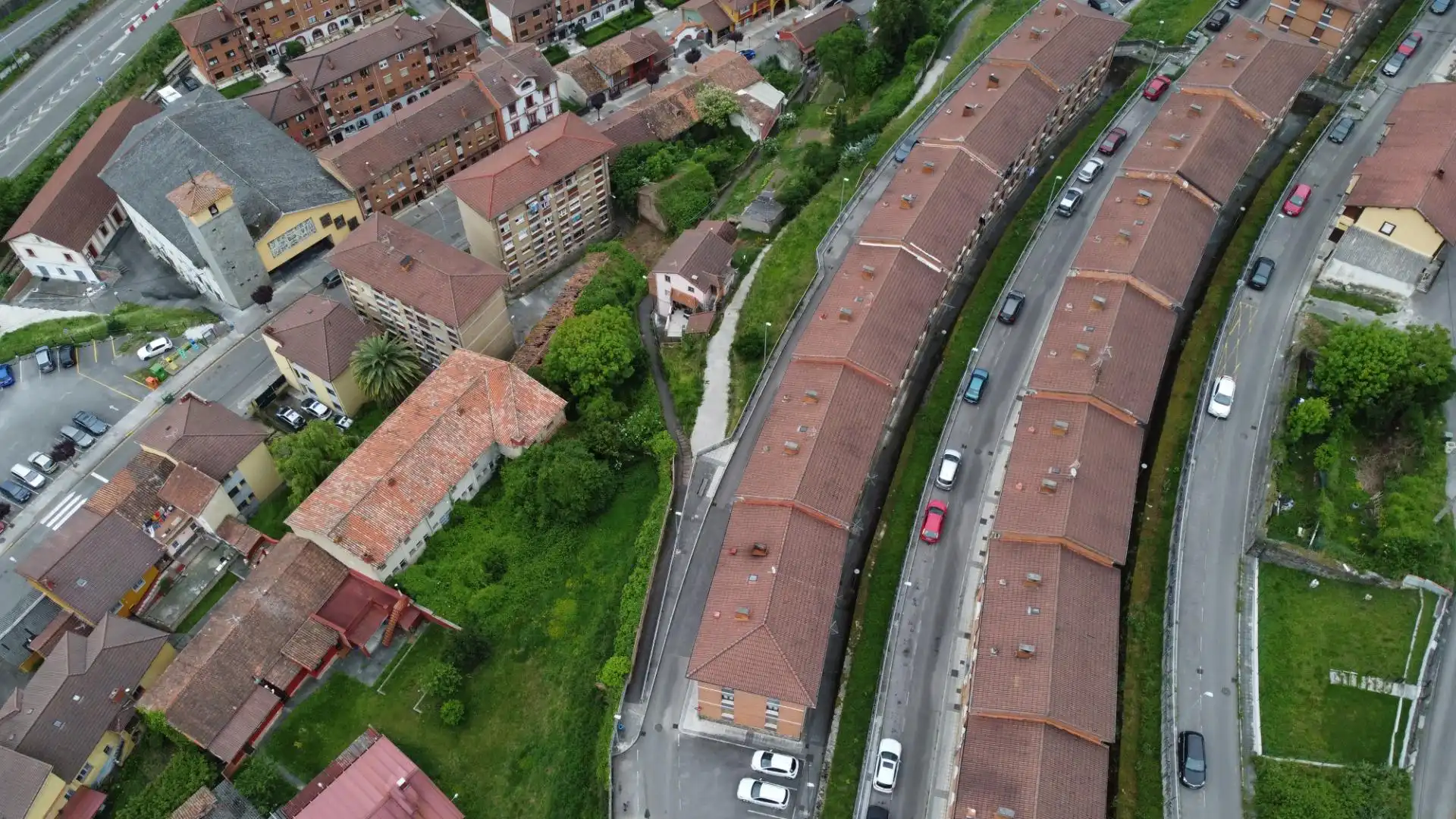 Vista exterior de Piso en venta en Aller