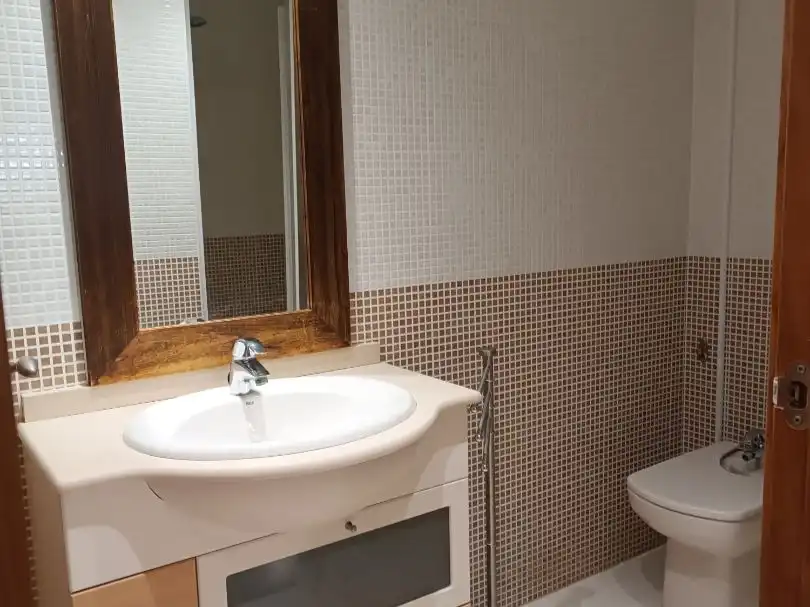 Badezimmer von Wohnungen zur Miete in Puçol mit Klimaanlage, Terrasse und Schwimmbad