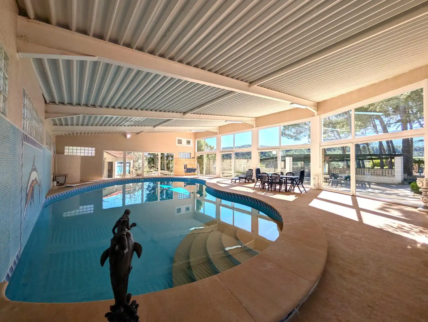 Piscina de Casa o chalet en venta en Alcoy / Alcoi con Aire acondicionado, Calefacción y Jardín privado