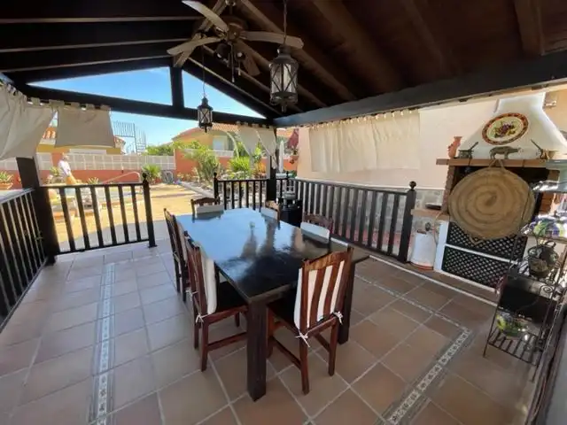 Terrace of Houses for sale in Almería  with Air Conditioner, Heating and Private garden