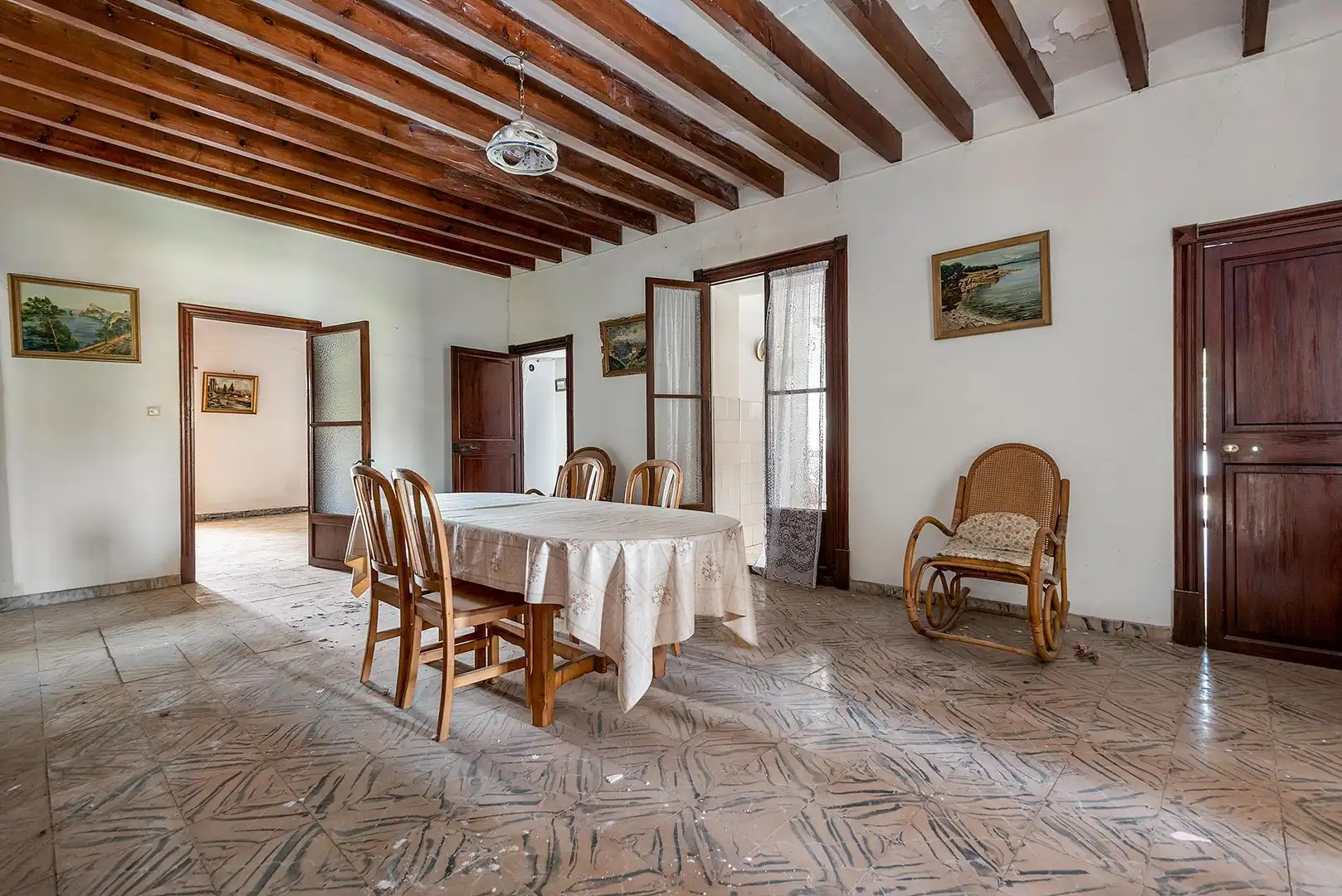 Dining room of Country homes for sale in Campanet  with Private garden