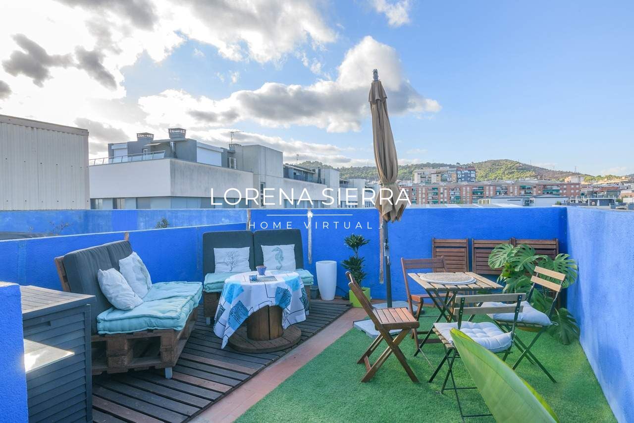 Terrace of Attic for sale in Viladecans  with Air Conditioner, Heating and Parquet flooring