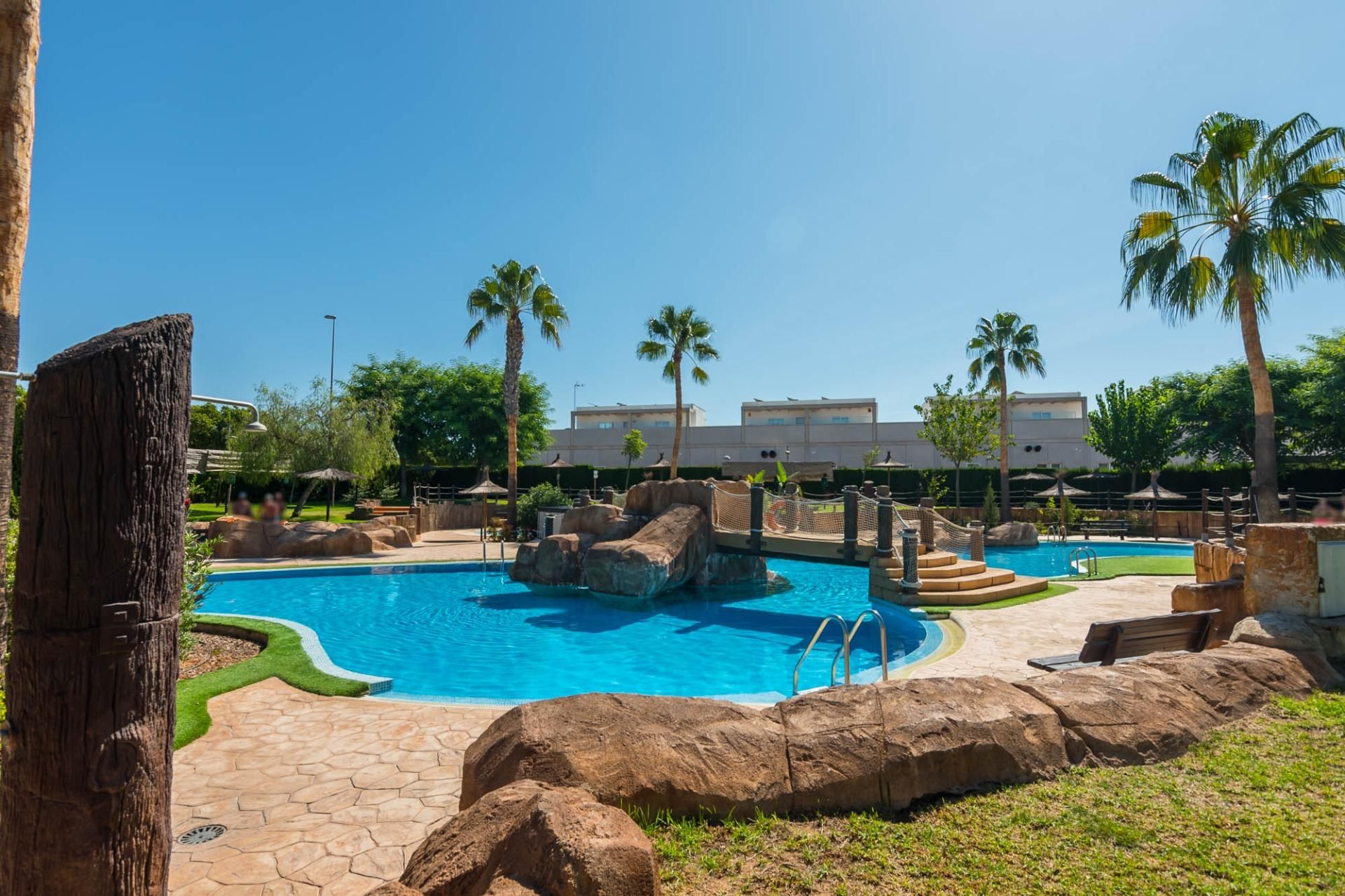 Piscina de Casa adosada de lloguer en  Murcia Capital amb Aire condicionat, Terrassa i Traster