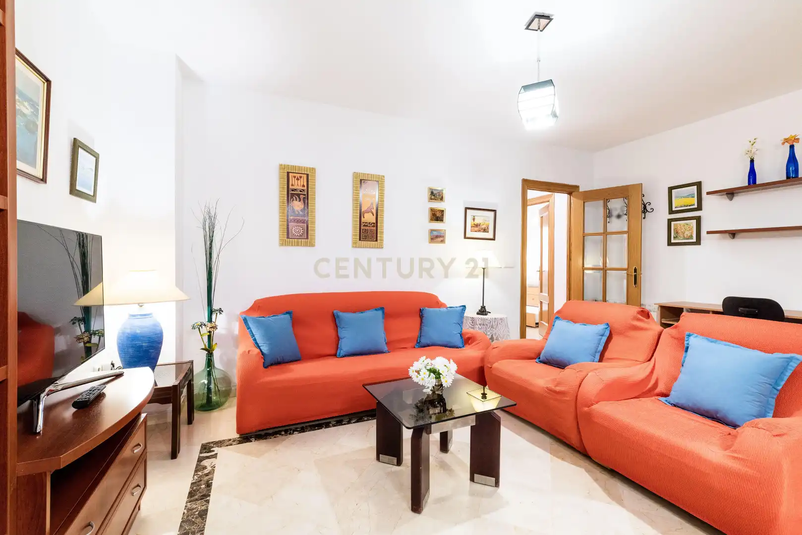 Sala de estar de Piso en venta en Granada con Aire acondicionado