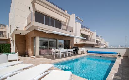 Swimming pool of House or chalet for sale in Orihuela  with Air Conditioner, Private garden and Terrace