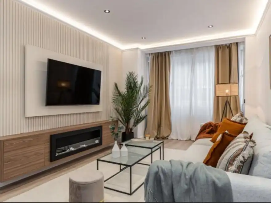 Living room of Flat for sale in Madrid  with Heating