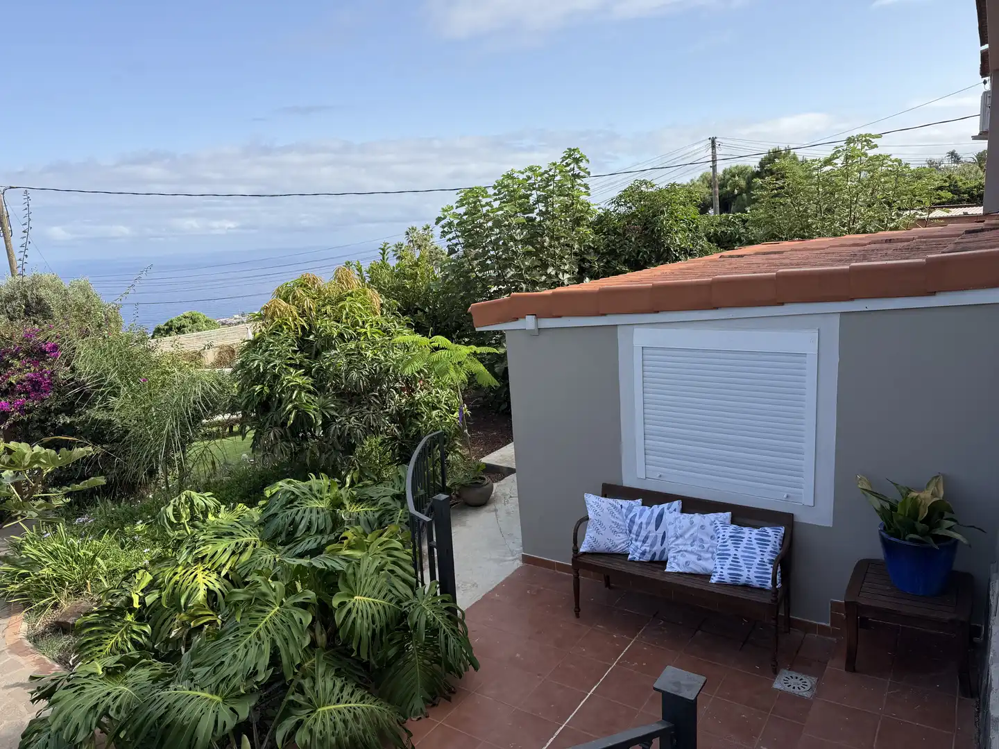 Terraza de Casa o chalet de alquiler en Tacoronte con Aire acondicionado, Jardín privado y Terraza