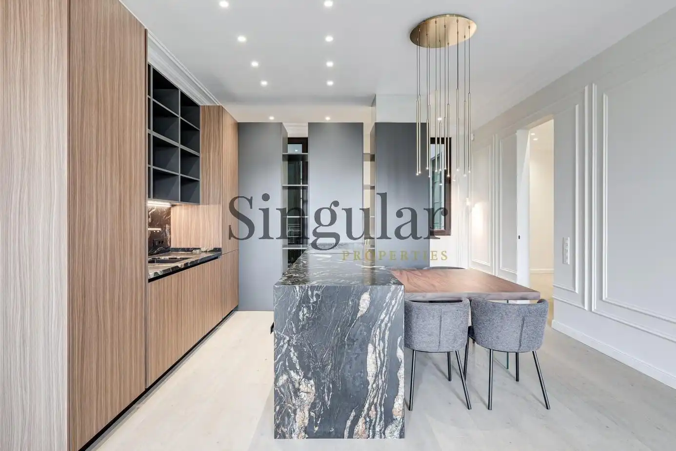 Cocina de Piso en venta en Barcelona con Aire acondicionado, Calefacción y Parquet