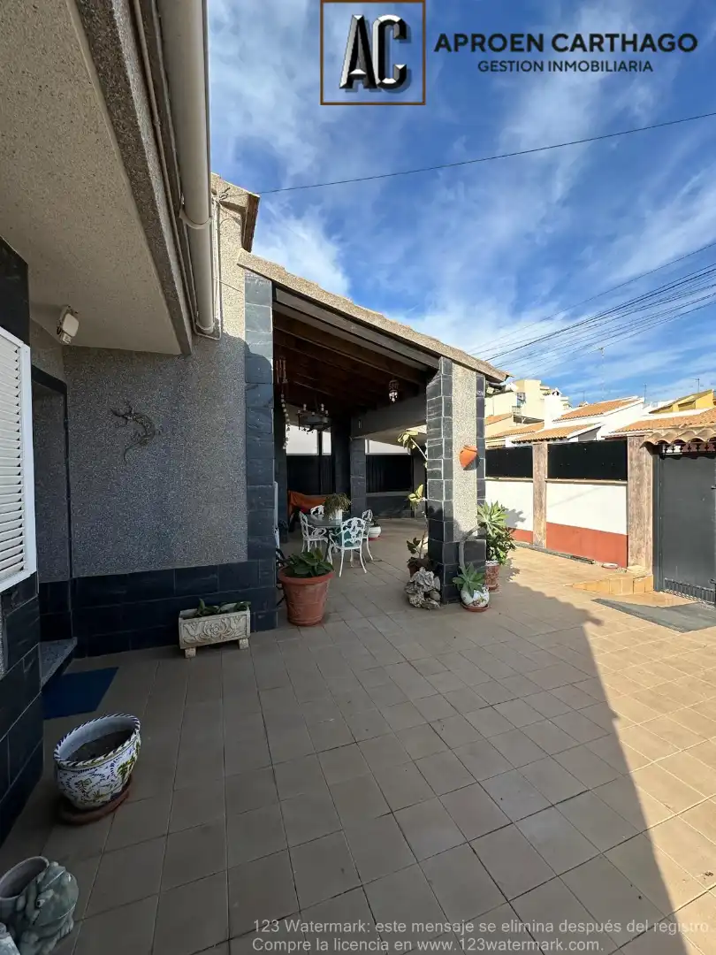 Terraza de Casa o chalet en venta en Cartagena con Aire acondicionado, Calefacción y Jardín privado