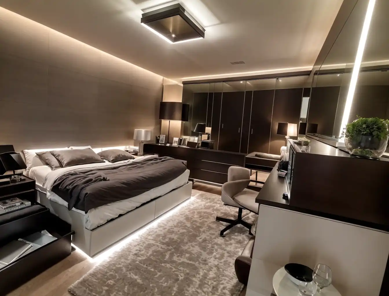 Schlafzimmer von Wohnung zum Verkauf in Madrid mit Klimaanlage, Heizung und Terrasse