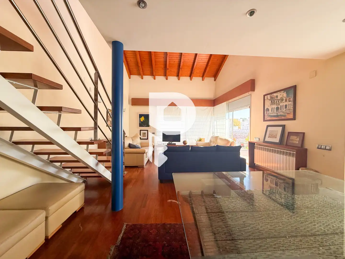Living room of Houses for sale in Castelldefels  with Air Conditioner, Heating and Terrace