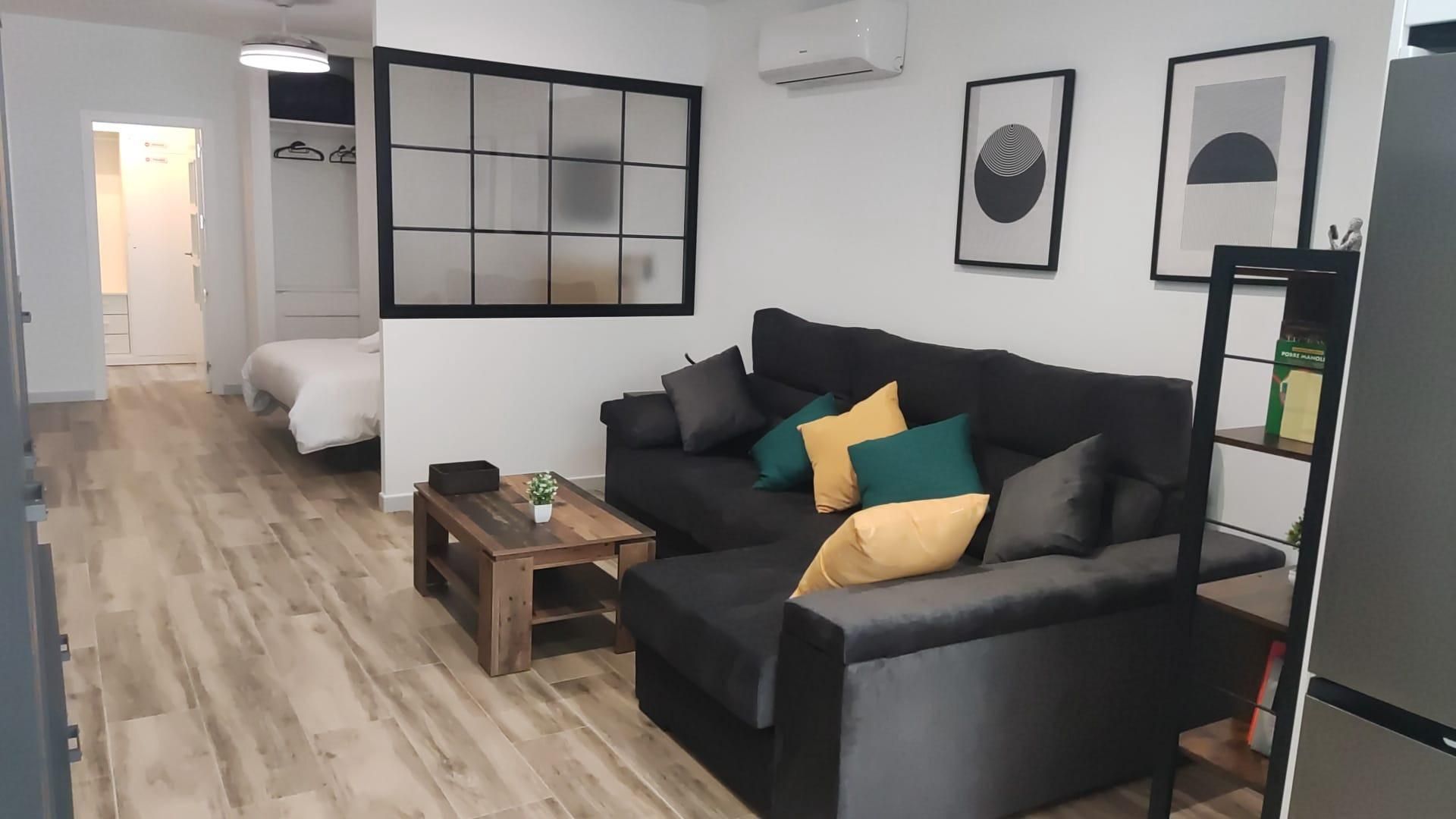 Sala d'estar de Loft en venda en  Córdoba Capital amb Aire condicionat i Moblat