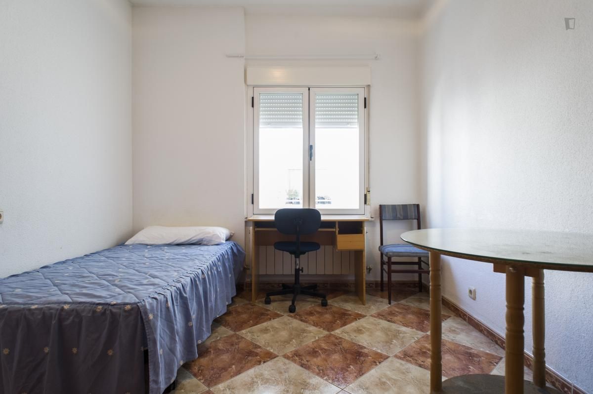 Schlafzimmer von Wohnungen miete in Salamanca Capital mit Heizung, Möbliert und Waschmaschine