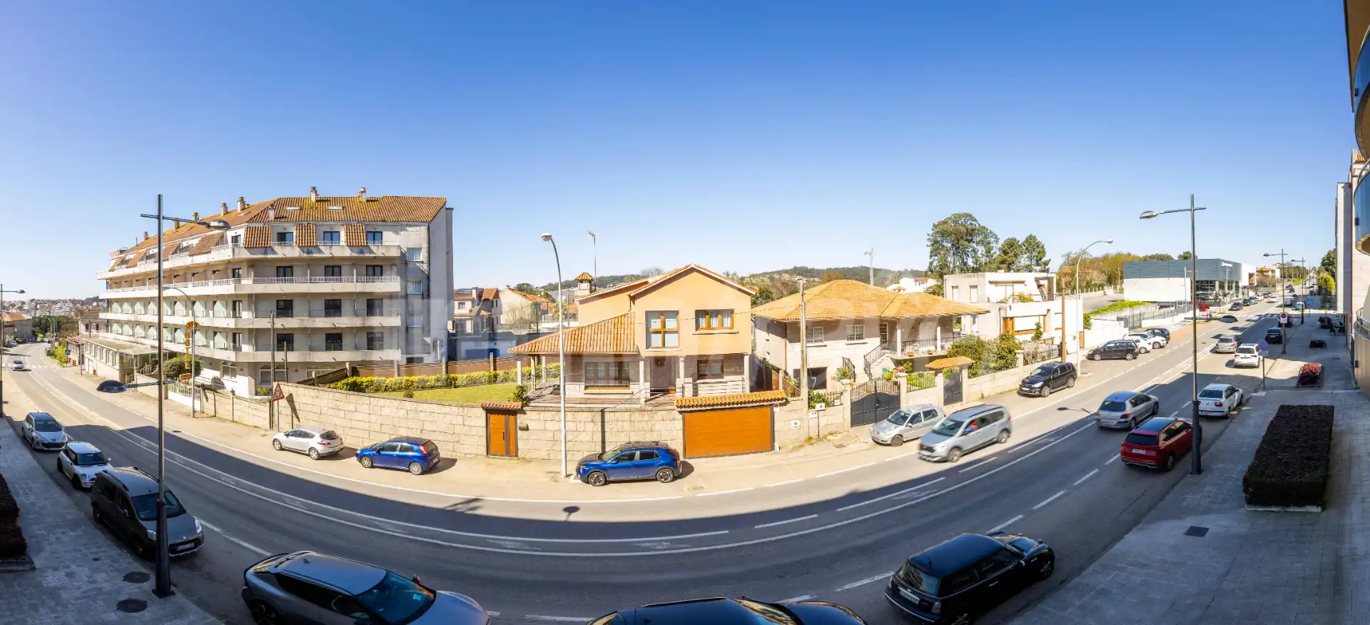 Vista exterior de Apartament en venda en Sanxenxo amb Calefacció, Parquet i Terrassa