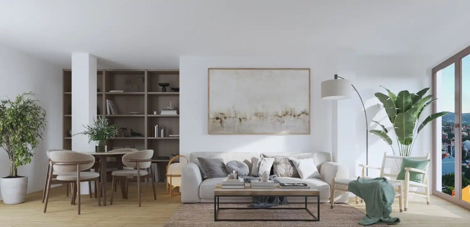 Sala de estar de Ático en venta en Moaña con Calefacción y Balcón