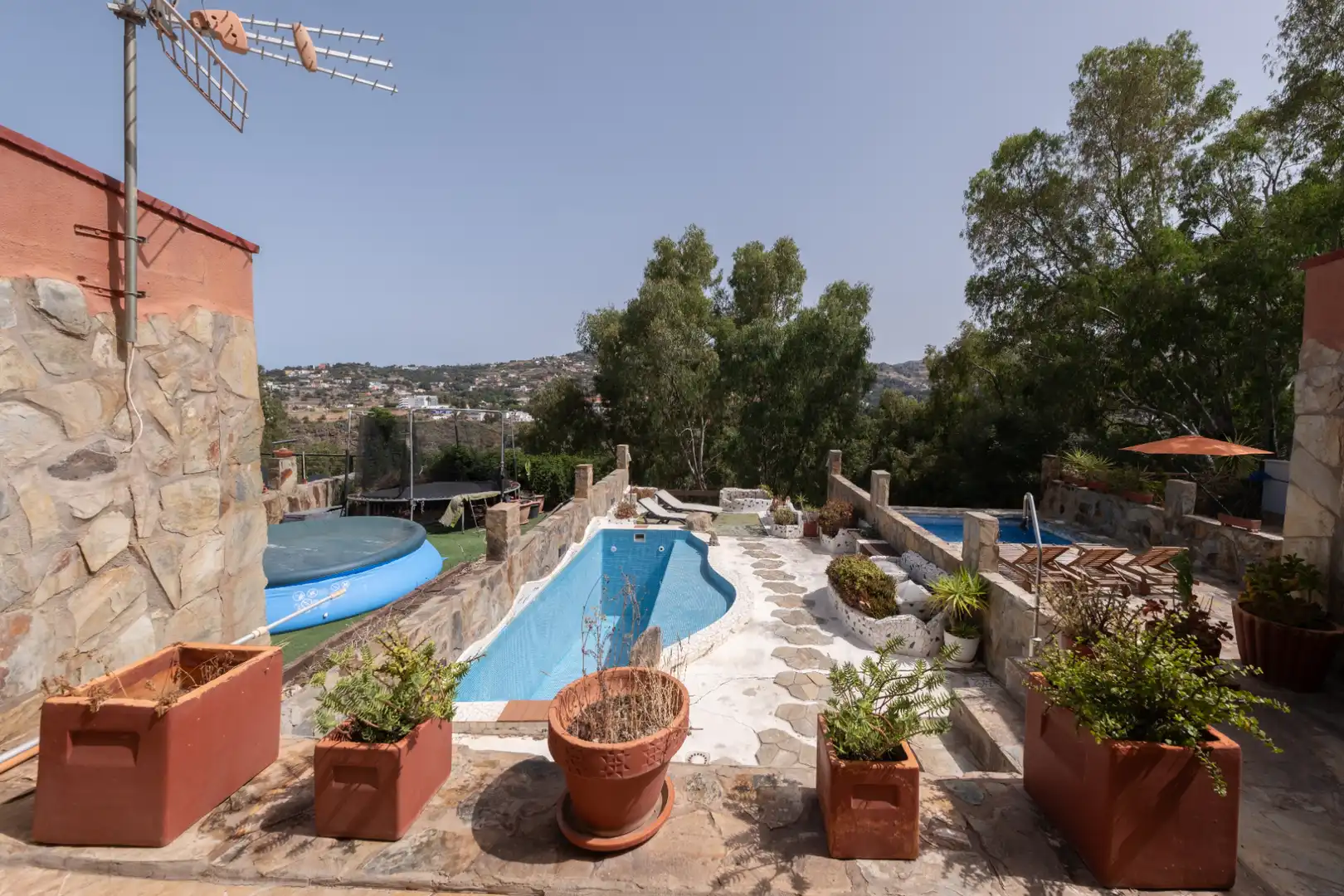 Piscina de Casa adosada en venda en Santa Brígida amb Jardí privat, Terrassa i Piscina
