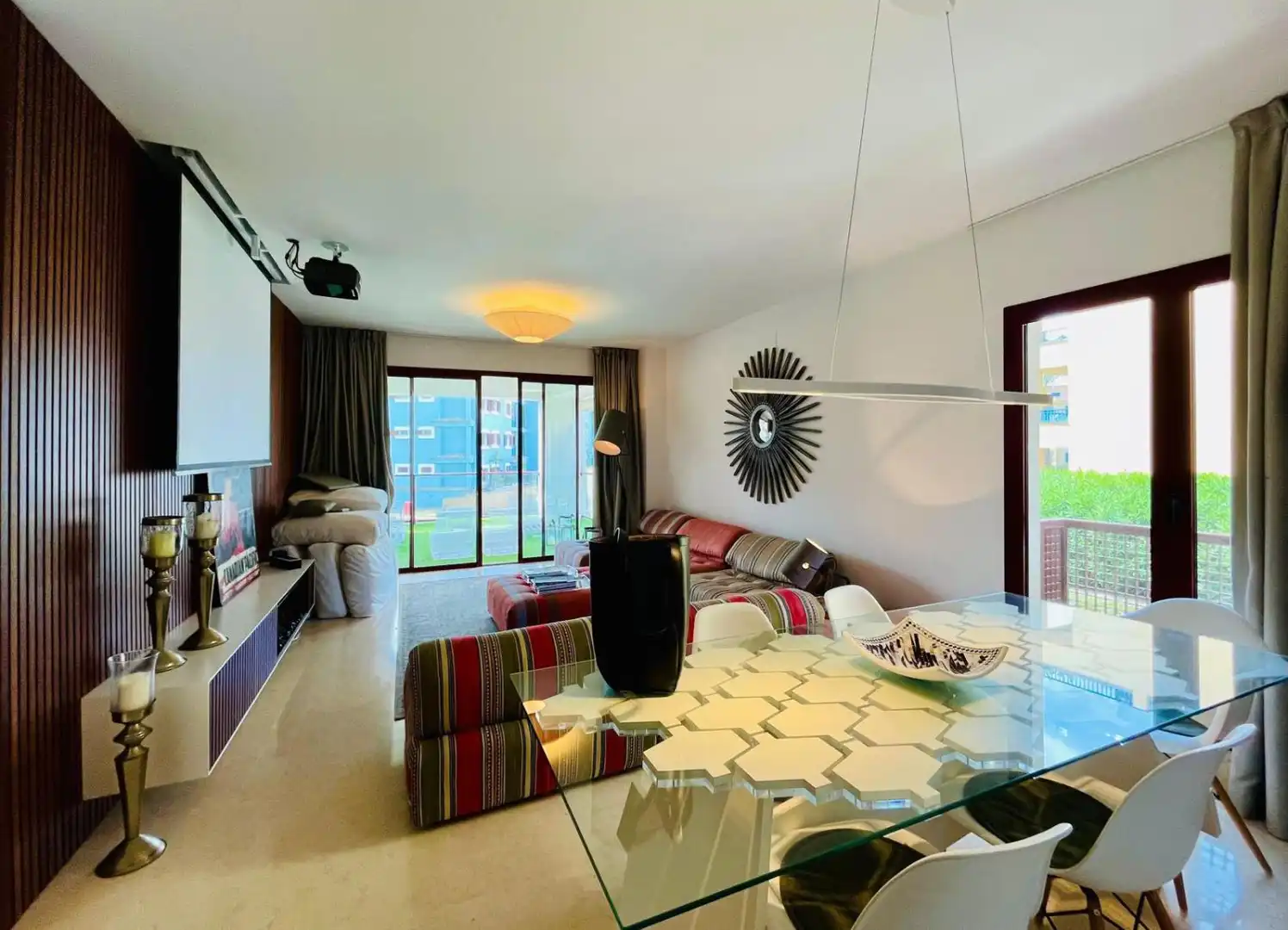 Living room of Apartments for rent in Sotogrande  with Air Conditioner, Heating and Terrace