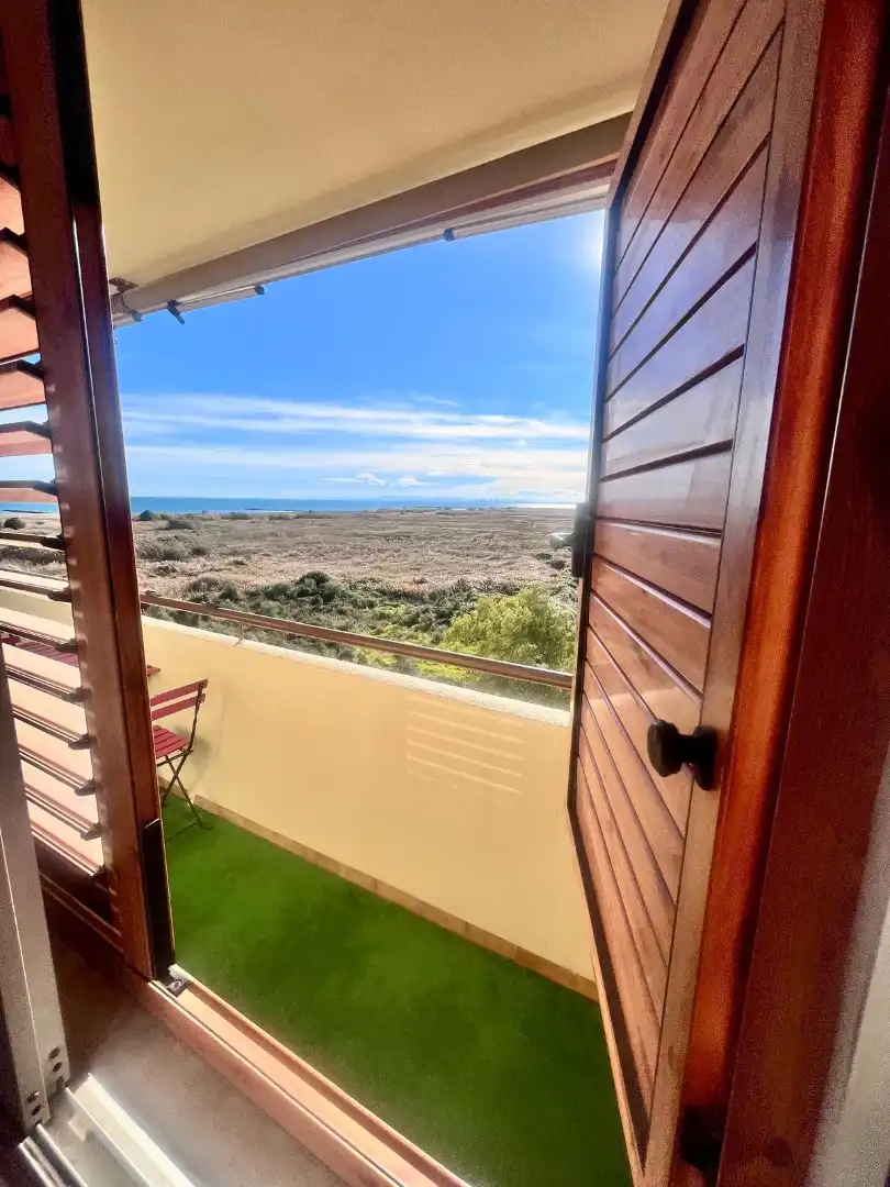 Terrasse von Wohnung zur Miete in La Pobla de Farnals mit Klimaanlage, Terrasse und Möbliert
