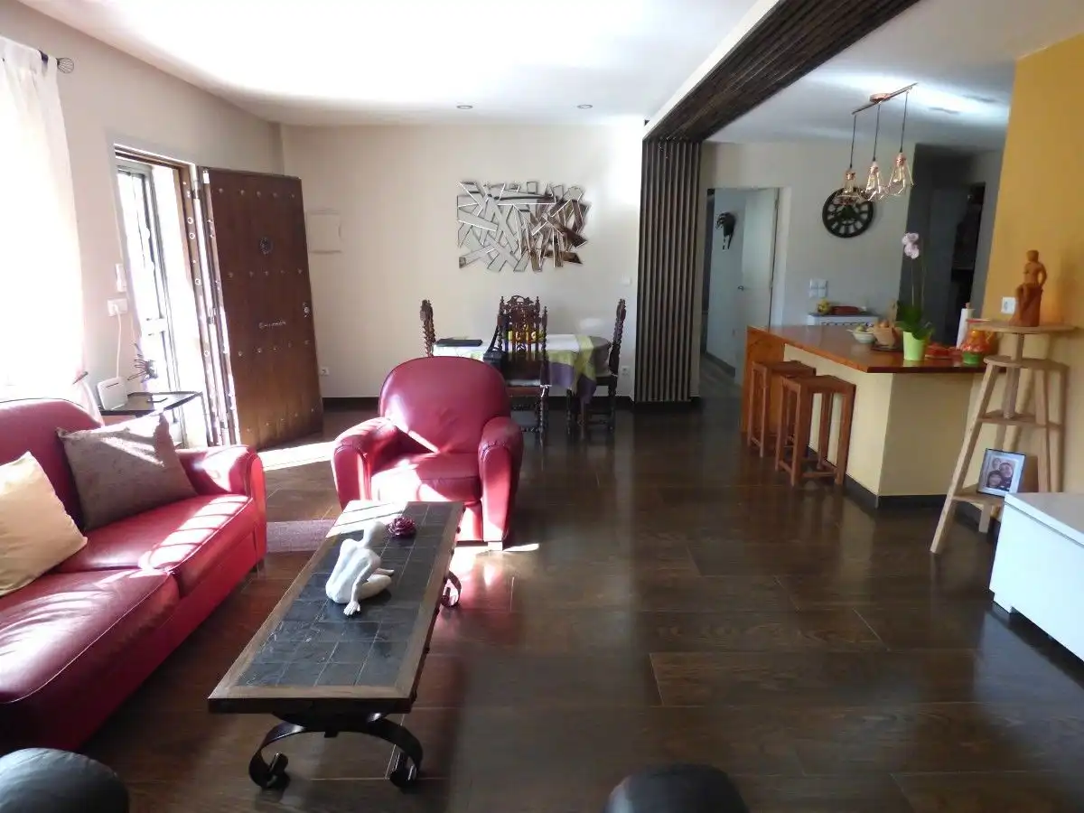 Sala d'estar de Casa o xalet en venda en Orxeta amb Calefacció, Jardí privat i Terrassa
