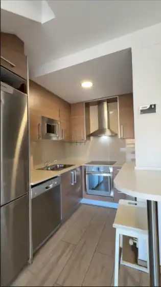Kitchen of Duplexes for sale in Terrassa  with Heating, Terrace and Oven