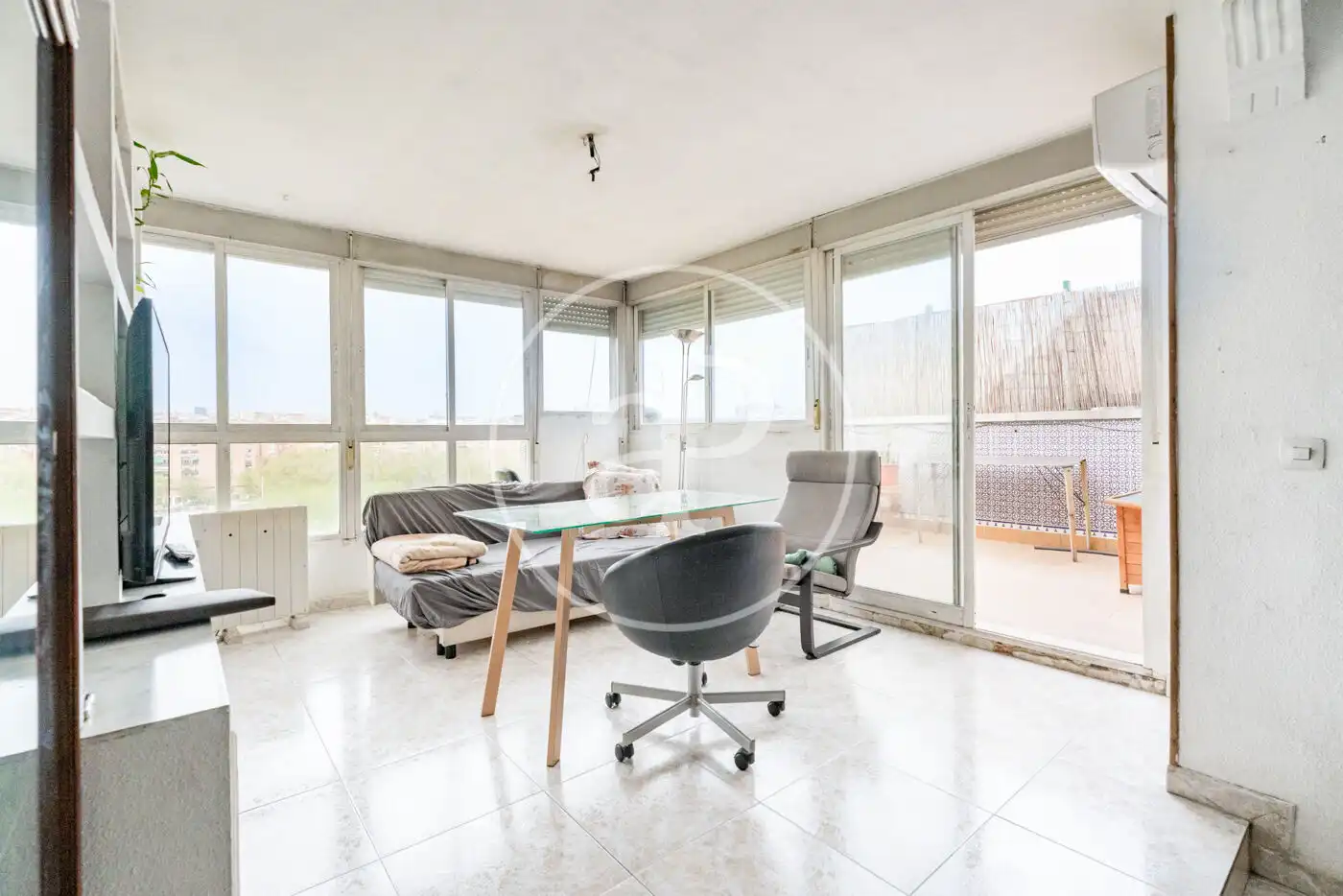 Terrace of Flat for sale in  Madrid Capital  with Heating and Terrace