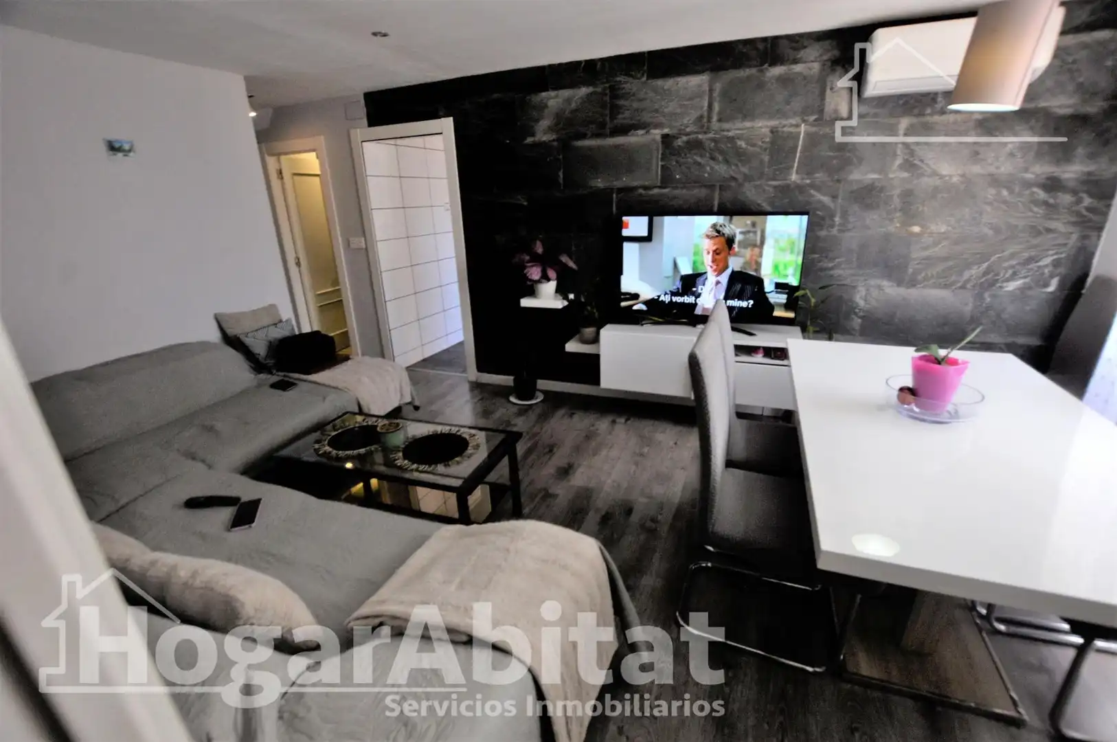 Sala de estar de Piso en venta en  Valencia Capital con Aire acondicionado, Calefacción y Amueblado