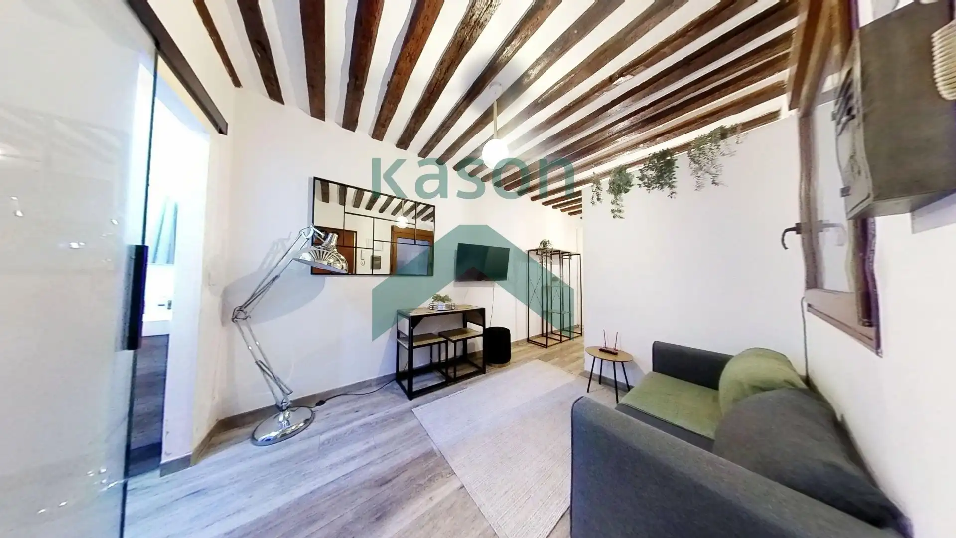 Sala de estar de Apartamento en venta en Madrid con Calefacción y Amueblado