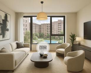 Living room of Flat for sale in  Madrid Capital  with Air Conditioner, Storage room and Swimming Pool