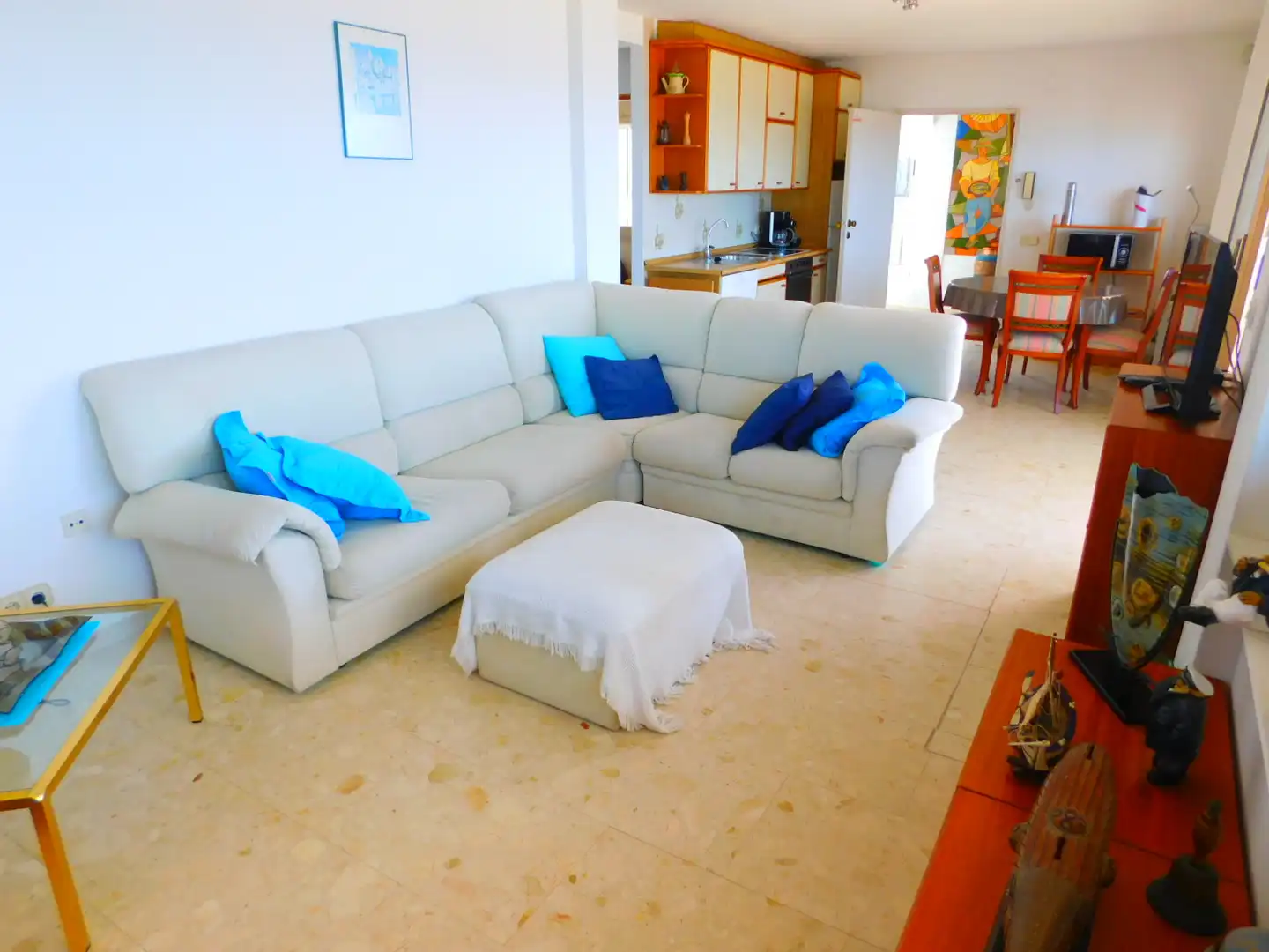 Living room of Attic for sale in Roses  with Air Conditioner, Heating and Terrace
