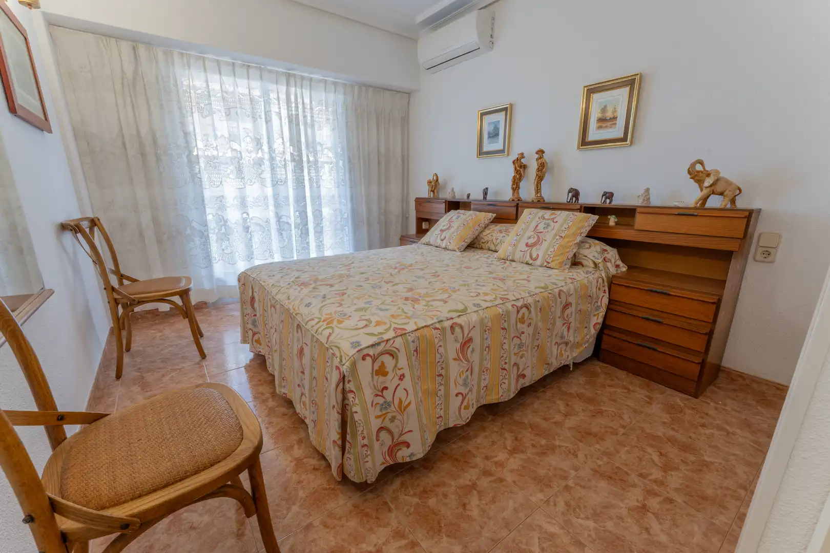 Schlafzimmer von Wohnung zum Verkauf in Elche / Elx mit Heizung, Terrasse und Möbliert