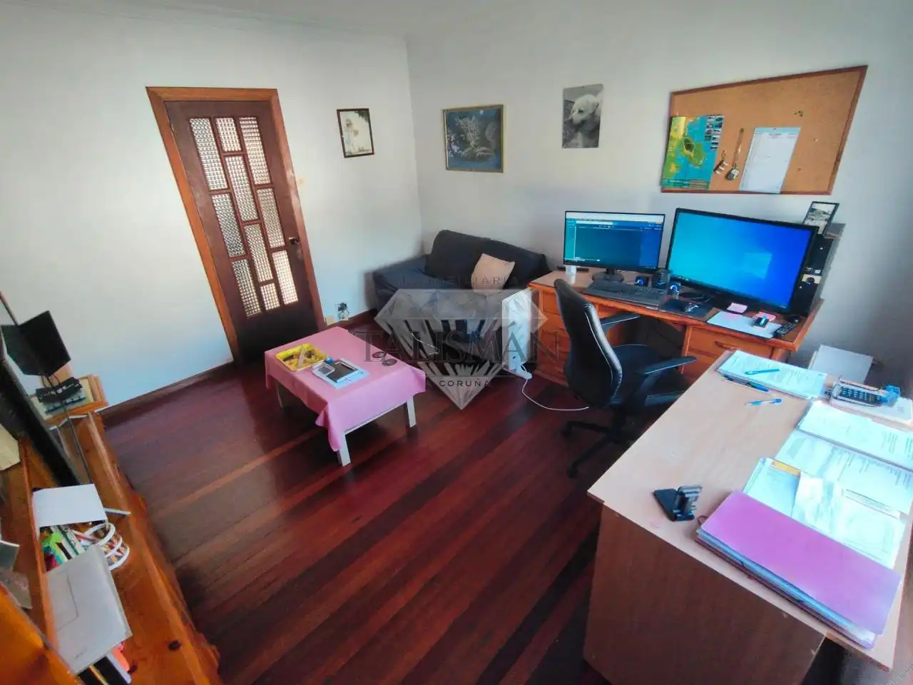 Living room of Flat for sale in Cariño  with Heating, Terrace and Furnished