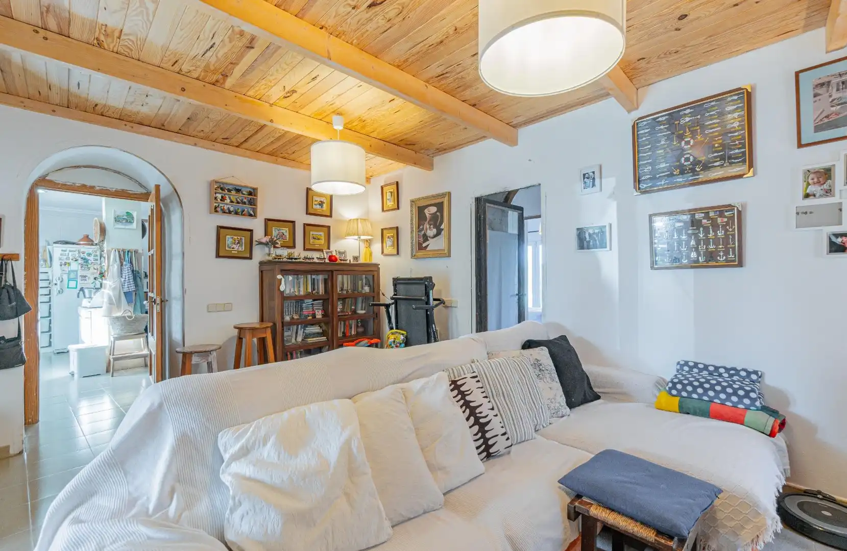 Wohnzimmer von Country house zum Verkauf in Sineu mit Klimaanlage, Heizung und Privatgarten