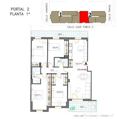 Flat with pool for sale in La Lastra, imagen 2