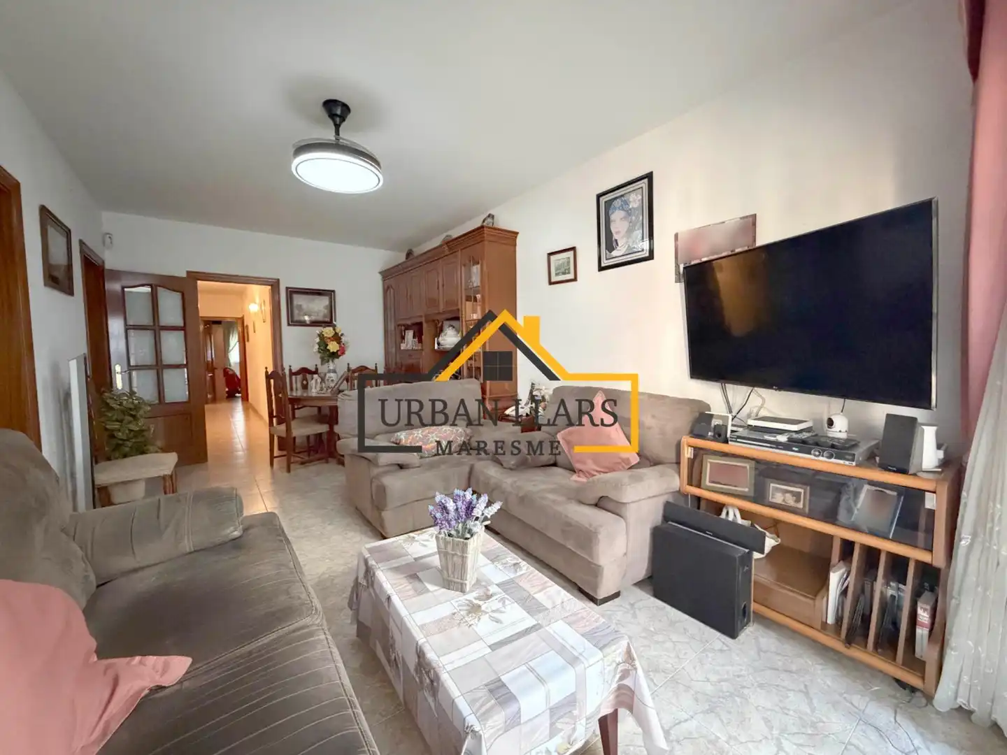 Sala de estar de Piso en venta en Premià de Mar con Calefacción y Balcón
