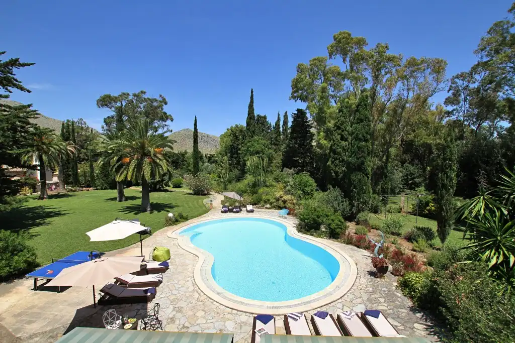 Jardín de Finca rústica en venta en Pollença con Aire acondicionado, Calefacción y Jardín privado
