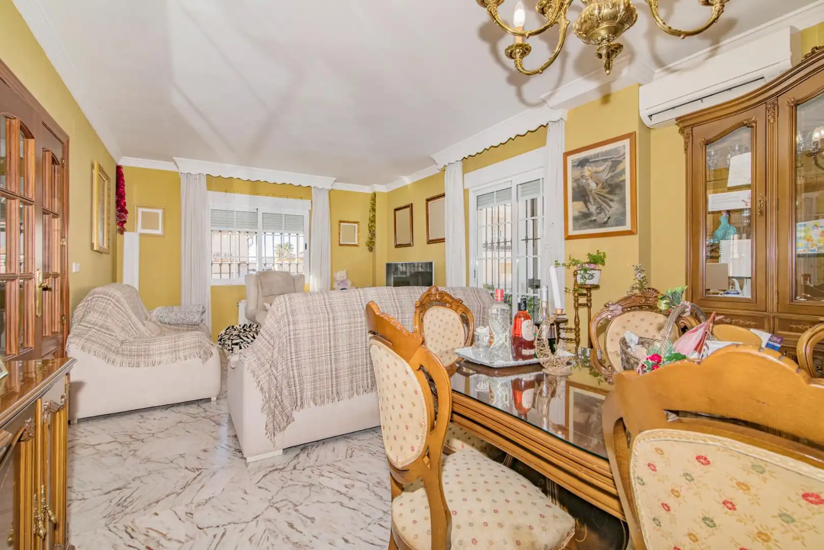 Dining room of Houses for sale in Maracena  with Air Conditioner, Heating and Terrace
